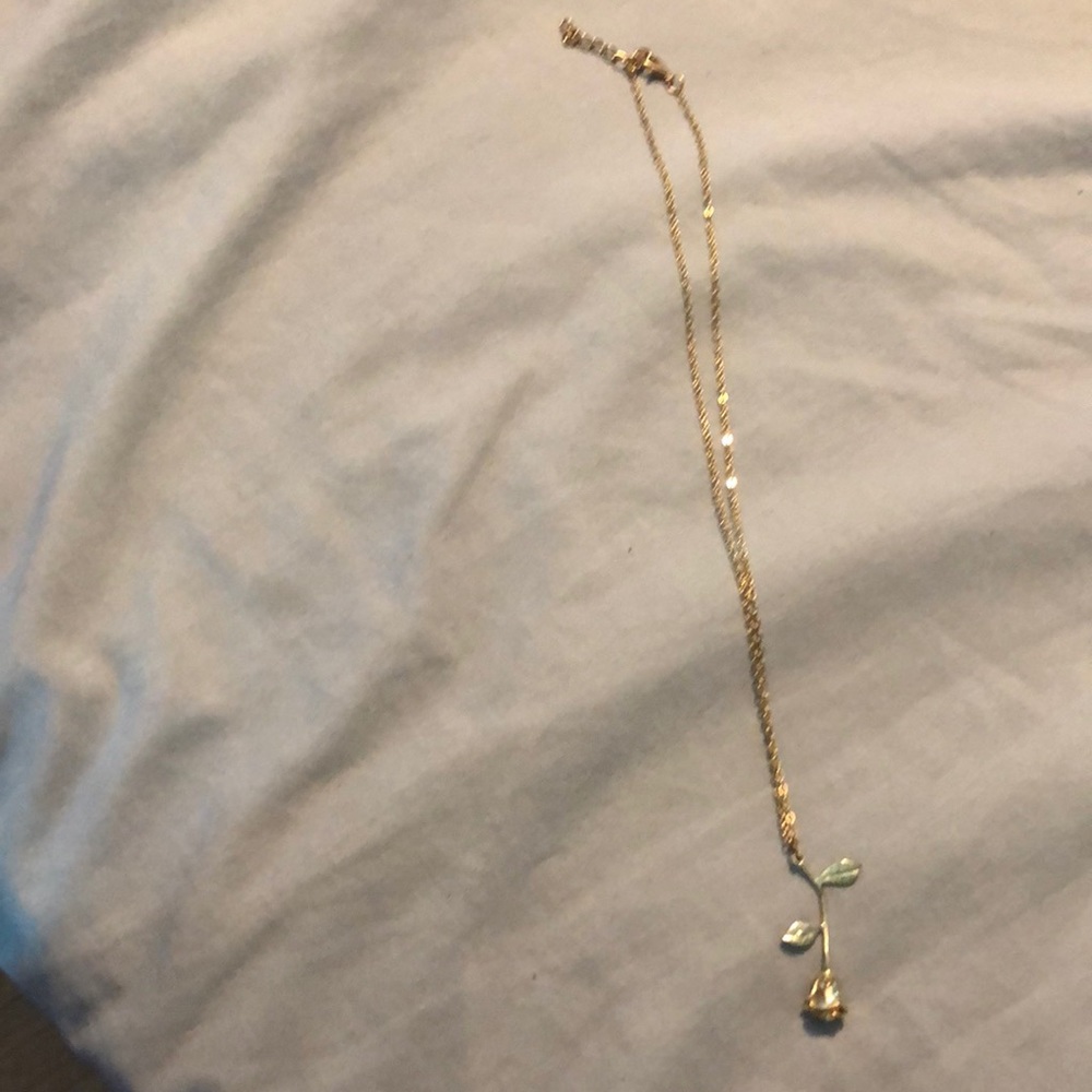 Beautiful rose necklace NWOT